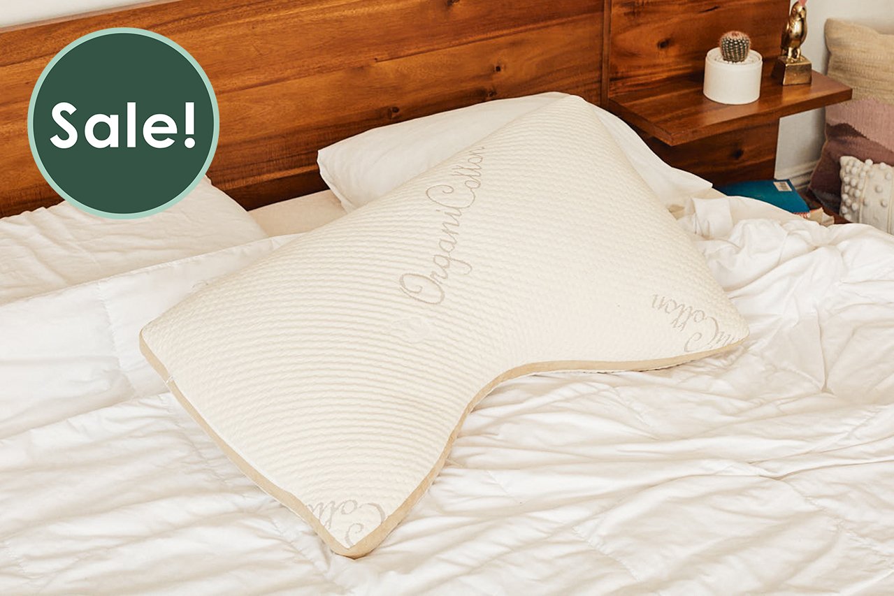 Organic Latex Side Sleeper Pillow - Comfy Support